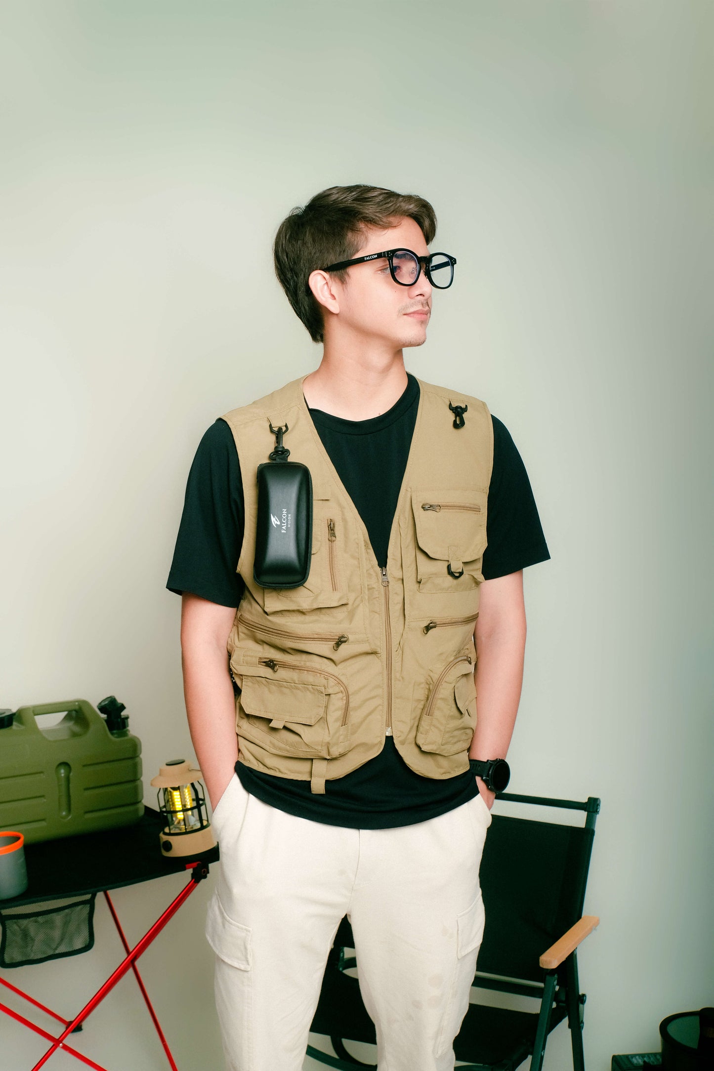 Falcon Vision Obsidian - Clear Lens