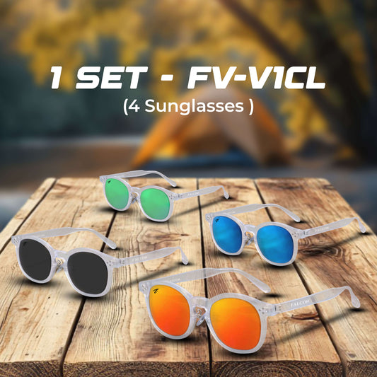 1 SET - FV-V1CL (4 Sunglasses )