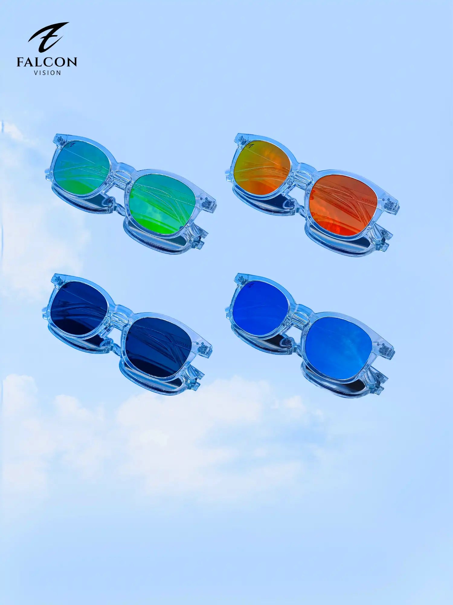 1 SET - FV-V1CL (4 Sunglasses )